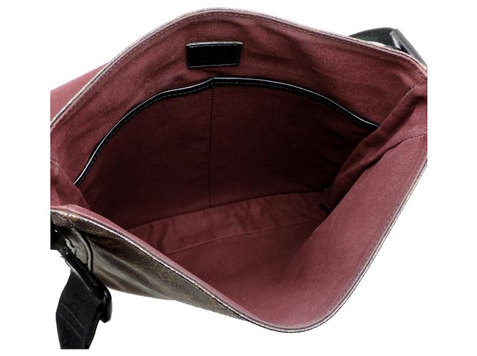 Borsa a Spalla Louis Vuitton Bass MM Marrone Nero - vista 6