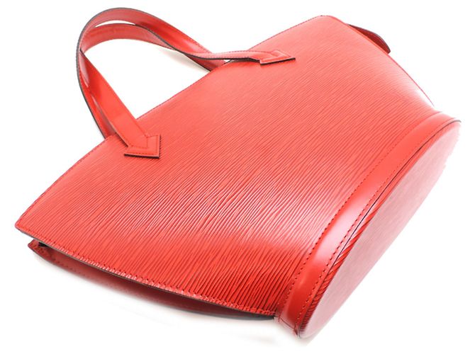 Borsa da donna Louis Vuitton Saint Jacques PM Rosso - vista 3