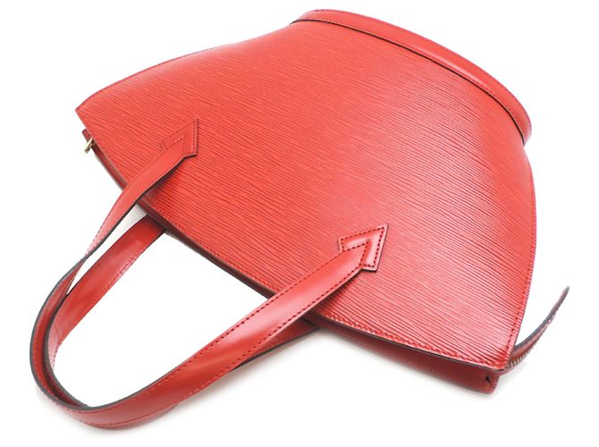 Borsa da donna Louis Vuitton Saint Jacques PM Rosso - vista 4