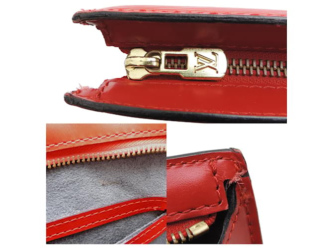 Borsa da donna Louis Vuitton Saint Jacques PM Rosso - vista 8