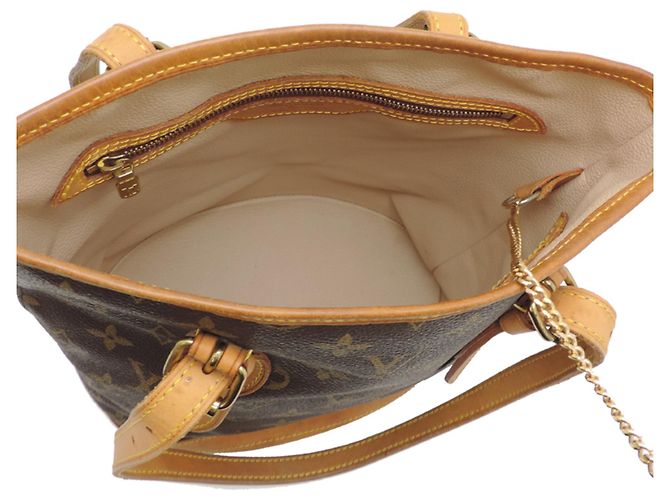 Borsa a Spalla Louis Vuitton Bucket PM Marrone - vista 6