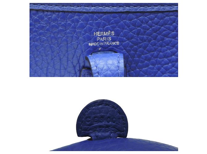 Hermès Hermes Evelyne TPM Schultertasche Blau - Ansicht 7
