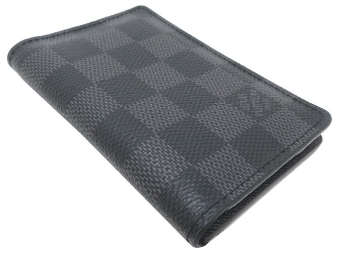 Organizer Louis Vuitton Damier Graphite Card Case Black - view 3