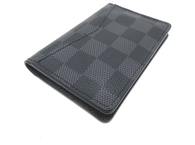 Organizer Louis Vuitton Damier Graphite Card Case Black - view 4