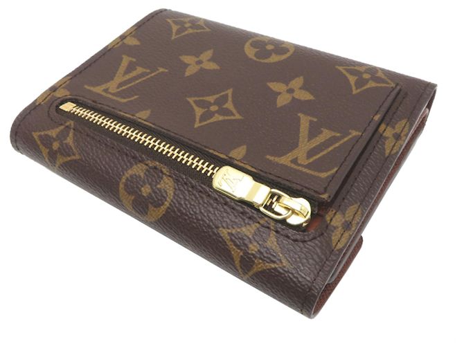 Cartera tríptico para mujer Louis Vuitton Portefeuille Koala Castaño - vista 4