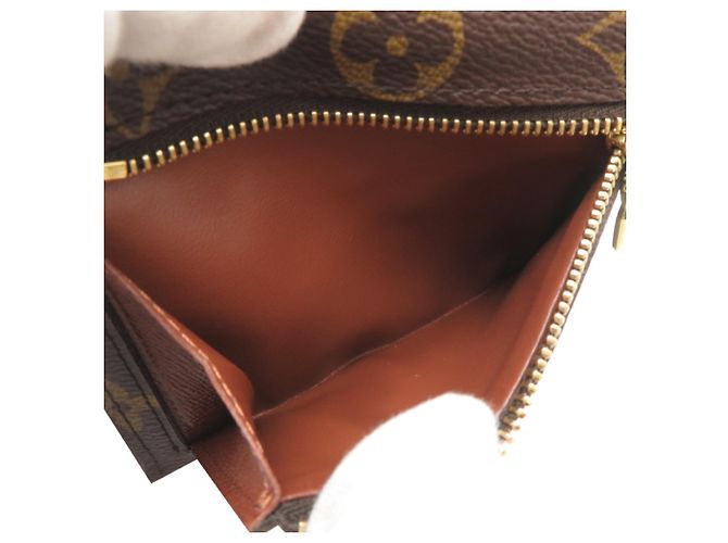 Cartera tríptico para mujer Louis Vuitton Portefeuille Koala Castaño - vista 7