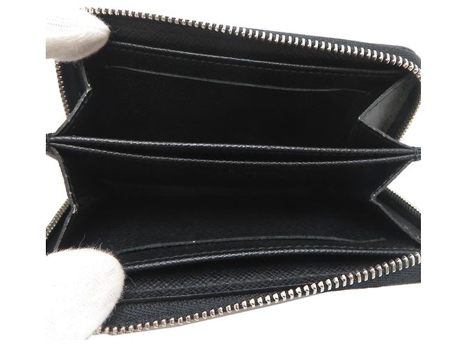 Louis Vuitton Zippy Coin Purse/Card Case Nero - vista 5