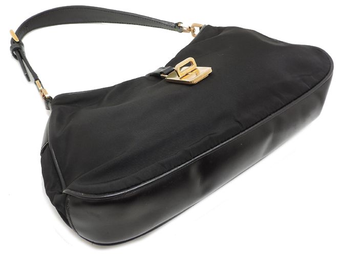Borsa a tracolla in Tessuto da donna Prada Nero - vista 3