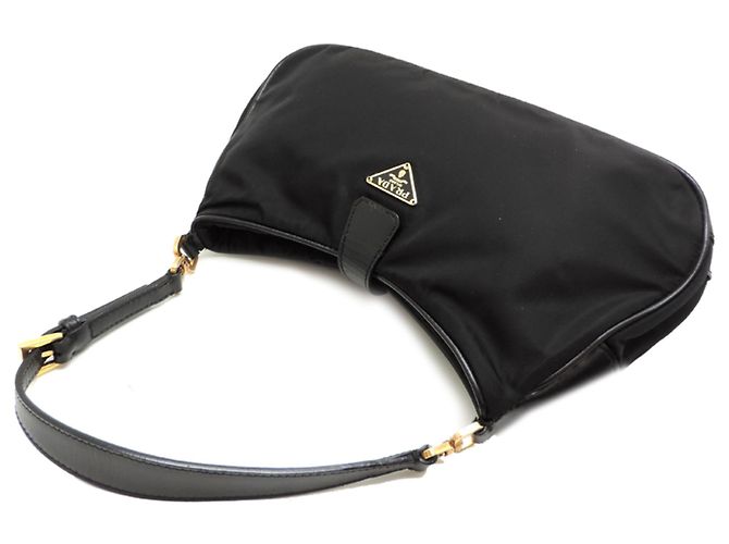 Borsa a tracolla in Tessuto da donna Prada Nero - vista 4
