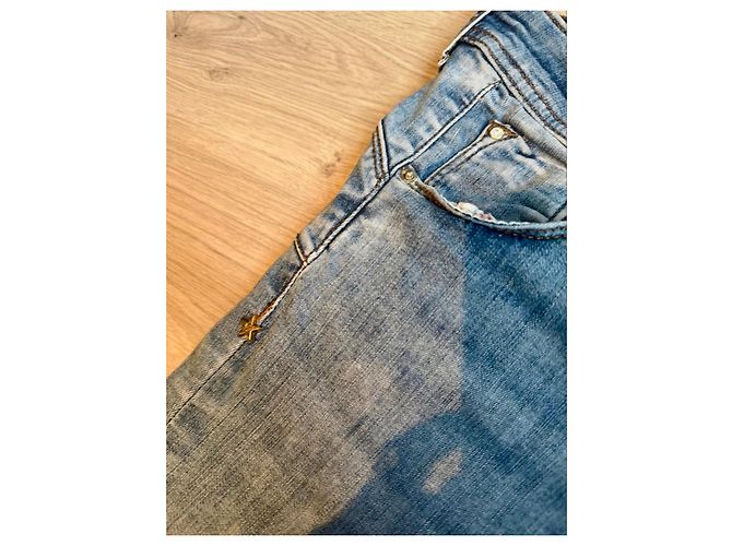 Autre Marque Gaudi Jeans 'Sunny Cropped' Vaqueros slim azul lavado - vista 5