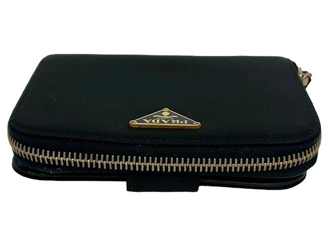 Saffiano Cartera Bi-Fold Prada en negro - vista 3