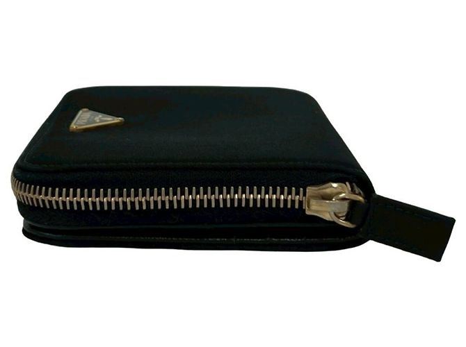 Saffiano Cartera Bi-Fold Prada en negro - vista 4