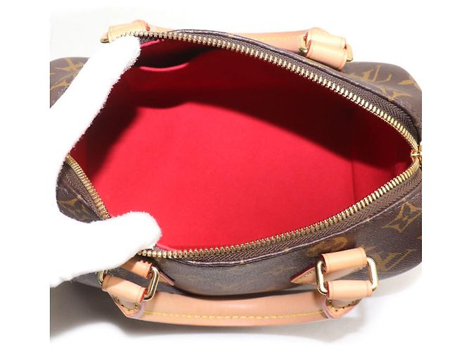 Borsa a Spalla Louis Vuitton Speedy Bandoulière 20 Beige - vista 4