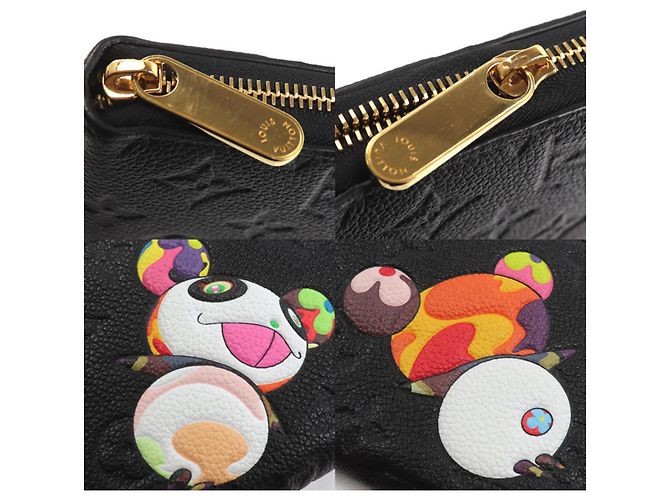 Cartera larga Louis Vuitton LVx™ Zippy Negro - vista 6