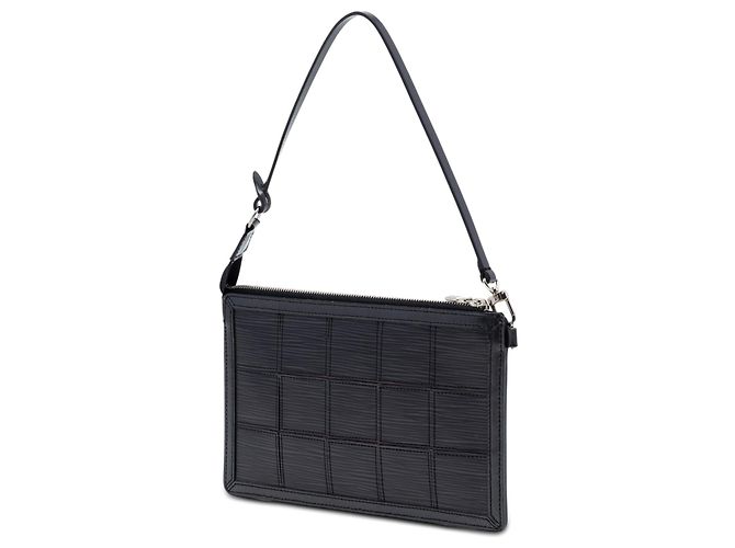 Pochette Louis Vuitton Black Epi Stretch Delmonico Nero - vista 2