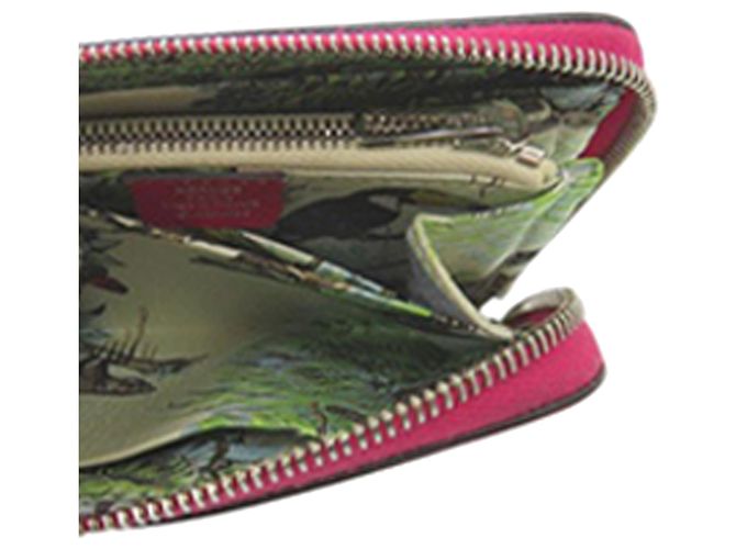 Silk In Cartera compacta de seda y Epsom rosa Hermès - vista 10