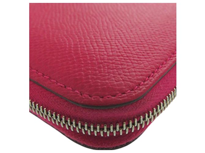 Silk In Cartera compacta de seda y Epsom rosa Hermès - vista 15
