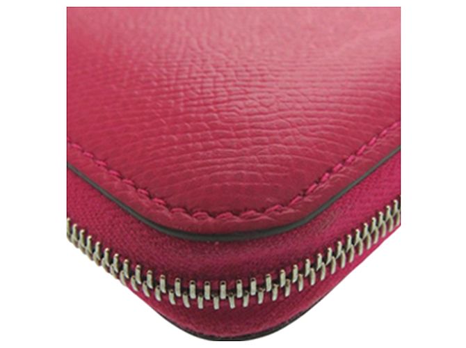 Silk In Cartera compacta de seda y Epsom rosa Hermès - vista 16