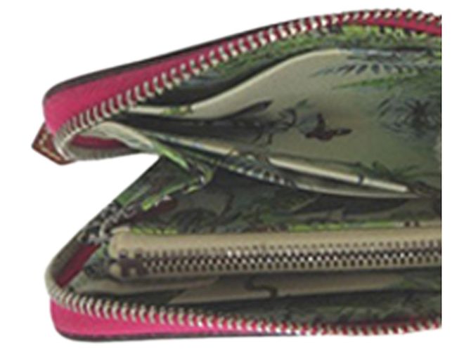 Silk In Cartera compacta de seda y Epsom rosa Hermès - vista 6