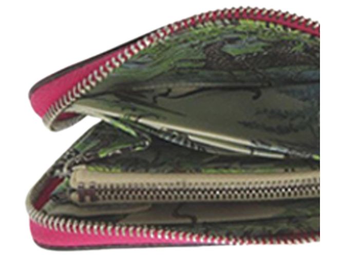 Silk In Cartera compacta de seda y Epsom rosa Hermès - vista 7