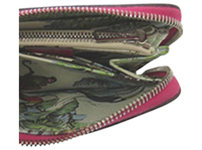 Silk In Cartera compacta de seda y Epsom rosa Hermès - vista 8