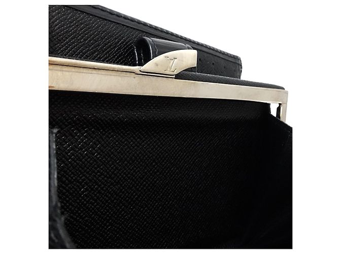 Louis Vuitton Geldbörse Epi Schwarz - Ansicht 8