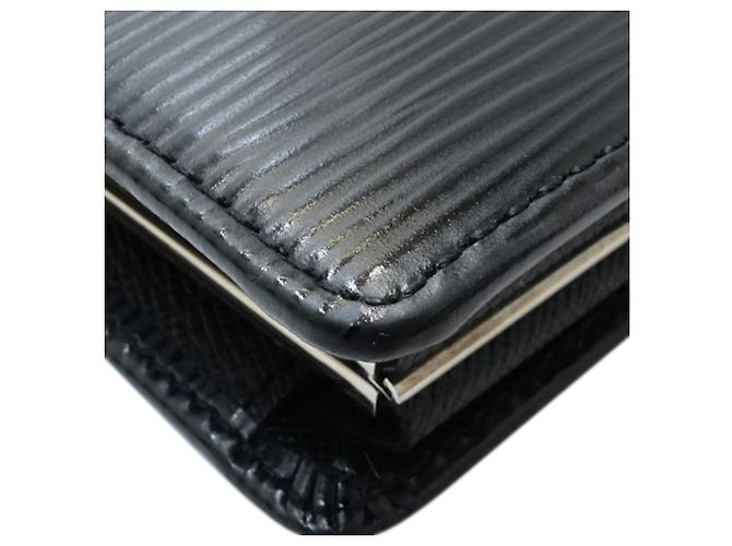 Louis Vuitton Geldbörse Epi Schwarz - Ansicht 9