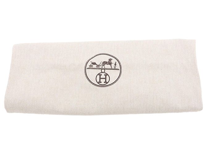 Hermès Beige Toile Aline Grooming Bag MM - vista 8