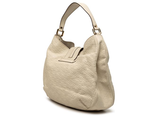Borsa Hobo Guccissima bianca grande da donna Gucci Bianco Crudo - vista 2