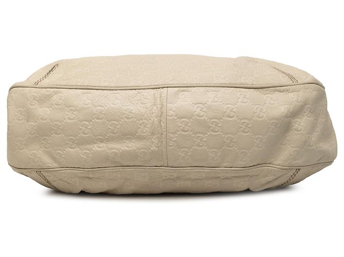 Borsa Hobo Guccissima bianca grande da donna Gucci Bianco Crudo - vista 3