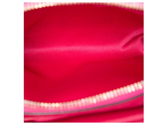 Bolso bandolera Valentino Pink Leather Rockstud Double Zip Chain Rosa - vista 4