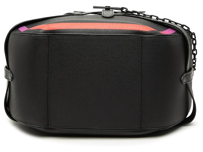 Cappello Soft Hat Trunk in Taiga Rainbow nero Louis Vuitton - vista 3