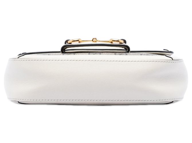 Gucci Beige Small GG Supreme Web Horsebit 1955 Crossbody - vista 3