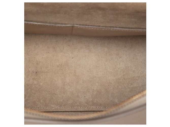 Céline Celine Borsa Belt in pelle di vitello granulata mini beige - vista 4