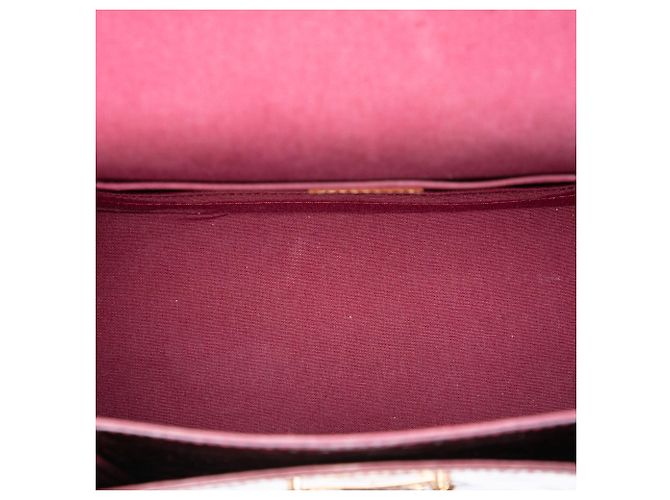 Louis Vuitton Red Monogram Vernis Mirada Rosso Bordò - vista 4