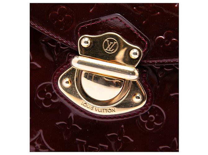 Louis Vuitton Red Monogram Vernis Mirada Rosso Bordò - vista 5