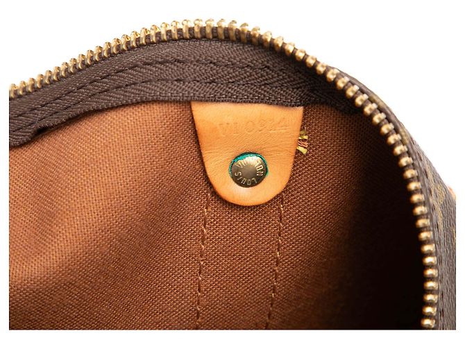 Louis Vuitton Marrone Monogram Keepall 60 - vista 6