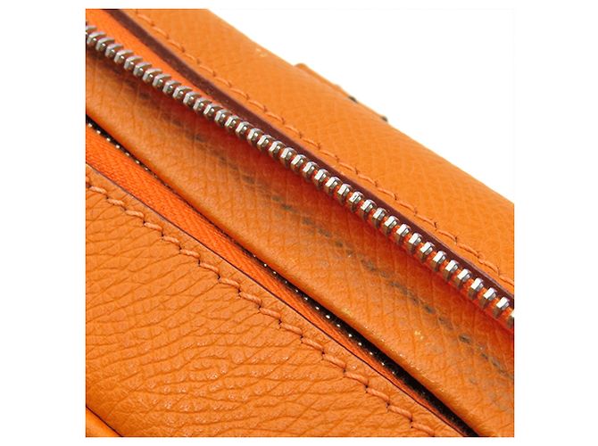 Hermès Orange Epsom Plume Elan 28 - view 12