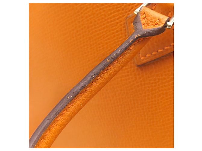 Hermès Orange Epsom Plume Elan 28 - view 13