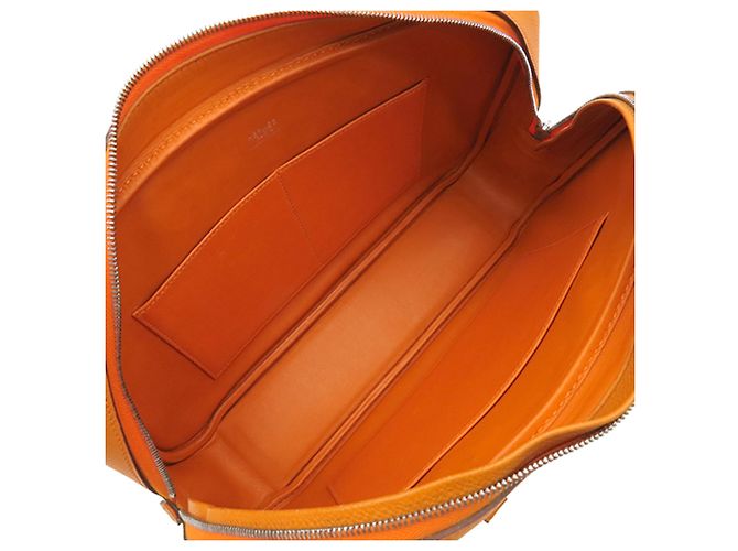 Hermès Orange Epsom Plume Elan 28 - view 4