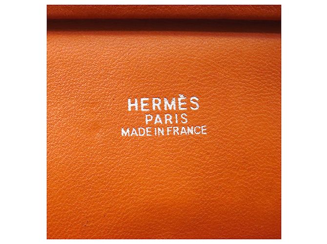 Hermès Orange Epsom Plume Elan 28 - view 5