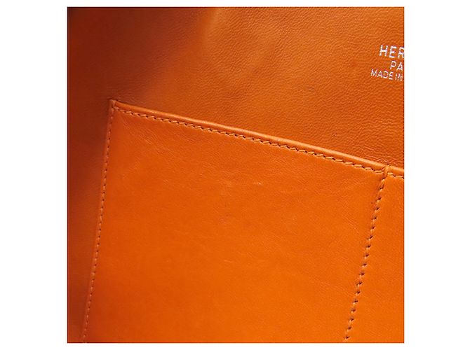 Hermès Orange Epsom Plume Elan 28 - view 6