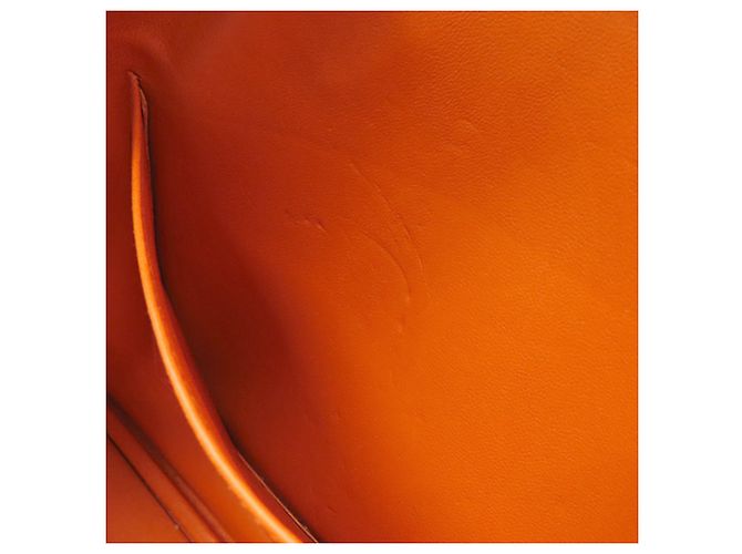 Hermès Orange Epsom Plume Elan 28 - view 8