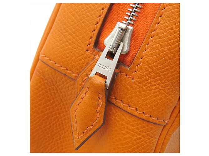 Hermès Orange Epsom Plume Elan 28 - view 9