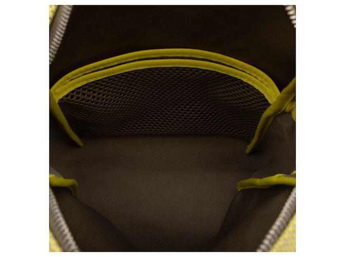 Louis Vuitton Green Damier Geant LV Cup Weatherly D'oro Verde - vista 4