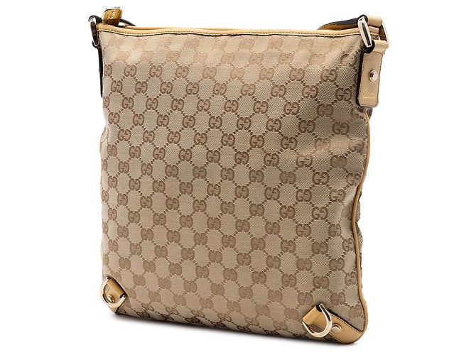 Gucci Beige GG Canvas Abbey D Ring Crossbody - vista 2