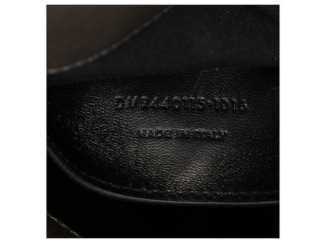 Saint Laurent College Tasche aus grauem Triquilt-Schafsleder mit Monogramm, Größe Large - Ansicht 6