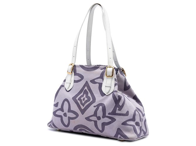 Louis Vuitton Purple Monogram Tahitienne Cabas PM Porpora - vista 2