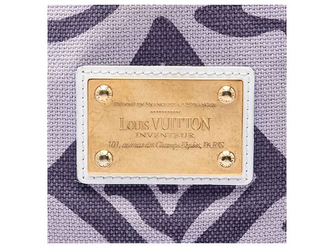 Louis Vuitton Purple Monogram Tahitienne Cabas PM Porpora - vista 5