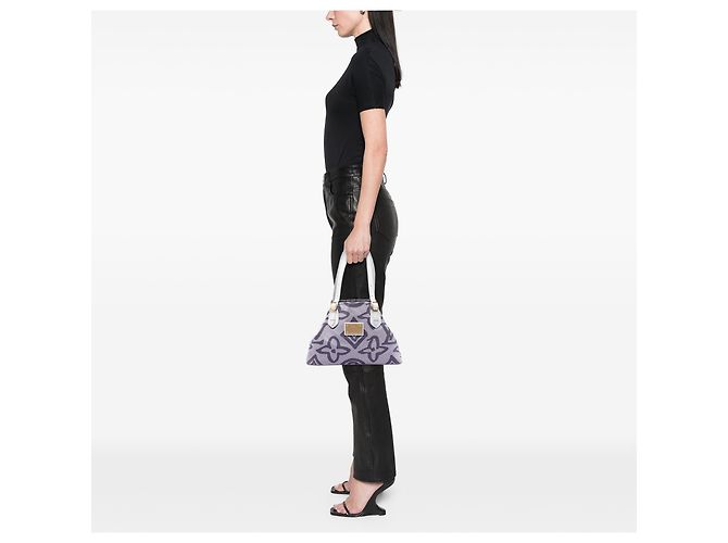 Louis Vuitton Purple Monogram Tahitienne Cabas PM Porpora - vista 6
